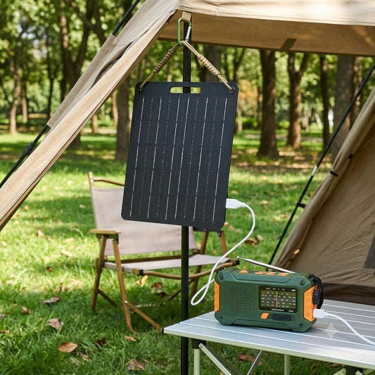 3W Black USB Solar Panel